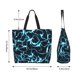 thumbnail image 5 of Disketp Lightning Bolsa Tote Estampada para Mujer, Bolso de Hombro y de Mano para Compras y Viajes, 5 of 8