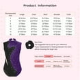 thumbnail image 5 of inlzdz Kids Girls Sparkle Rhinestone Gymnastics Leotard Ballet Dance Bodysuit with Hair Scrunchie Purple 14, 5 of 5