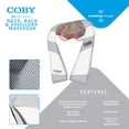 thumbnail image 5 of COBY Neck & Back Shiatsu Massager with Heat | Deep Tissue Kneading Massage Wrap for Shoulder, Neck, Upper/Lower Back, Waist & Thighs | 3D Rolling Balls & 3-Speed Intensity for Full Body Pain Relief, 5 of 6
