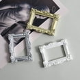 thumbnail image 3 of Huanledash 2Pcs Photo Frames Anti-deformed Vintage Resin European Style Mini Picture Frame Background Decoration for Gift, 3 of 8