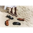 thumbnail image 6 of No Boundaries Women's X-Strap Toe Loop Sandals, 6 of 6