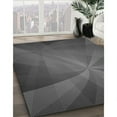 thumbnail image 3 of Ahgly Company Machine Washable Indoor Round Transitional Sonic Silver Gray Area Rugs, 5' Round, 3 of 7