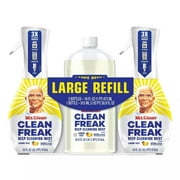 Clean Freak Multi-Surface Spray and Refill, Febreze Lemon Zest, 62.9 Fl Oz Total