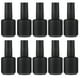 thumbnail image 1 of FELTECHELECTR 10 botellas de vidrio para gel de uñas, suministros para decoración de uñas, contenedor dispensador de esmalte de uñas, 1 of 7