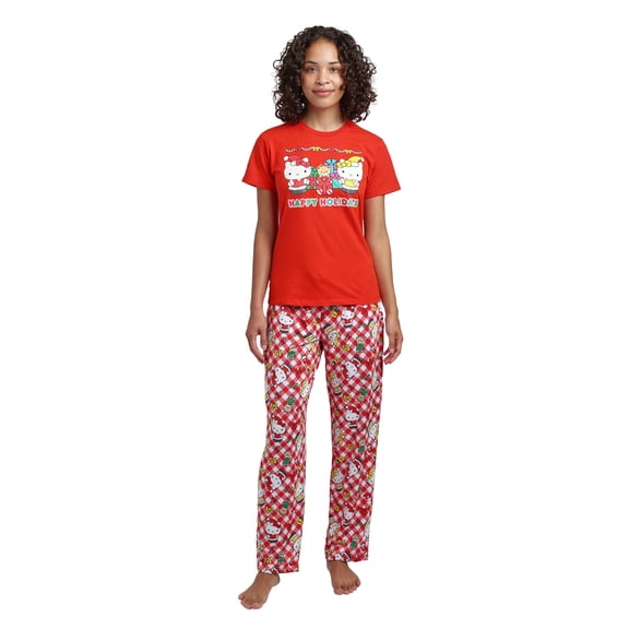 Hello Kitty Happy Holidays Women's Sleep Set-Medium