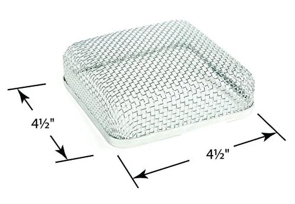 Camco 42150 - WH 200 4-1/2" x 4-1/2" Stainless Steel Water Heater Flying Insect Screen