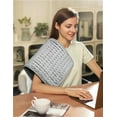 "XL Sable Heating Pad for Fatigue Relief, 6 Heat Settings, 12"" x 24"", FSA Eligible (Gray
