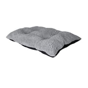 Petmate Sherpa Pillow Dog Bed, Cat Bed, 27 x 36 Inches, Tufted Sleep Area, Machine Washable, Assorted Mocha or Gray