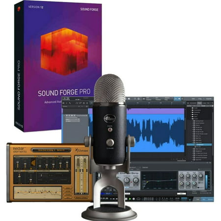Yeti Pro Studio Recording Pack With MAGIX Sound Forge Pro 13 Download Card for