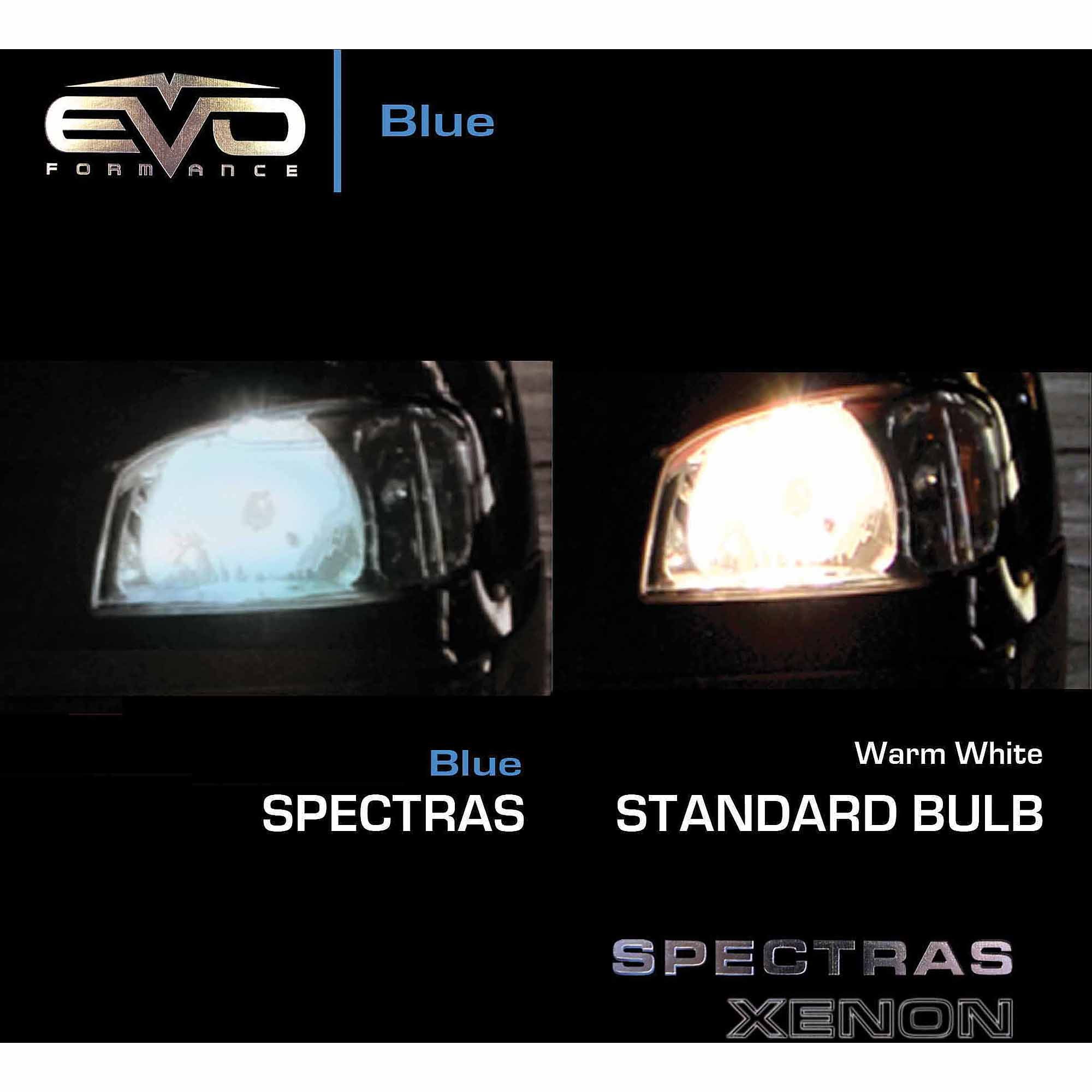 Spectras Xenon 9004 Blue Halogen Headlight Bulbs