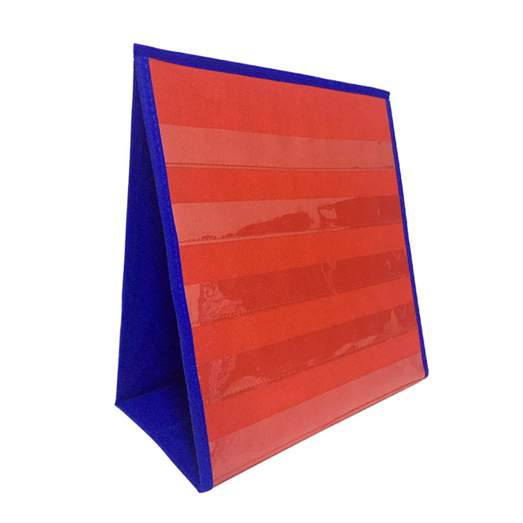 Pacon Tabla De Bolsillo, Almacenamiento Para Silla, Azul Y Rojo, 18-1/2