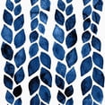 thumbnail image 2 of "Blue Petal Tracks" Painting Print on Wrapped Canvas, 2 of 7