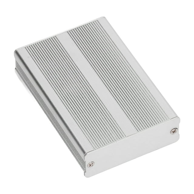 Junction Case, Integrated Shielding Aluminium Electric Box Silver 24x69x100mm for DIY