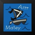 thumbnail image 2 of Grey, Jace 15x15 Black Modern Framed Museum Art Print Titled - Arrr Matey, 2 of 5