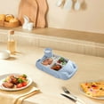 thumbnail image 5 of Design Amusant d'Un Ensemble de Vaisselle pour Enfants avec des Assiettes de Salle à Manger en Forme de Voiture et des Assiettes pour Aliments, 5 of 5