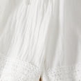 thumbnail image 5 of acuever Womens Wide Leg Linen Shorts Summer Casual Loose Pleated Elastic High Waisted Shorts Shorts Casual Summer Linen Palazzo Pants with Pockets Women's Shorts White Stay Put Waistband（4Xl）, 5 of 7