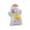 H, variant on Ceramic Snowman Figurine Decorative Collectible Ornament for Holiday Winter Home Office Desk Display Gift