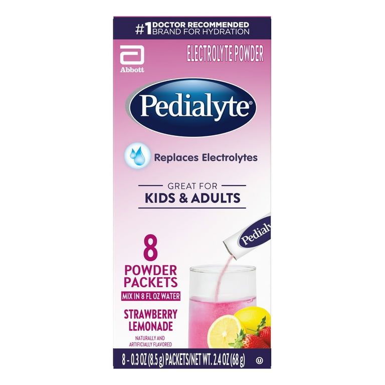 Pedialyte Fast Hydration Grape Electrolyte Powder 8 - 0.3 Oz Packets - 8 Pack
