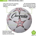 thumbnail image 6 of Champion Sports Viper Soccer Ball - Size 4, 6 of 9