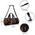 thumbnail image 5 of Lasser Bairam Basketball Bag that Doubles as a Carry on and Travel Tote with Shoe Bag and Interior Zipper Pocket, Size 17.7 Inches, Large Capacity, 5 of 6