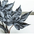 thumbnail image 3 of Wedding Backdrops Pointed Maple Leaf Spray Faux Stem Halloween Branch 32 inch Black, 3 of 4