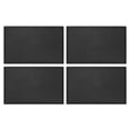 thumbnail image 1 of Uxcell 4-Pack Parche en Blanco de Bandera Negra Sólida, Parches Bordados Rectangulares de 3.1" x 2" Color Puro para Banderas de DIY para Ropa, 1 of 1