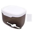 thumbnail image 1 of Caja de pañuelos con tapa adjunta, soporte para caja de pañuelos para mesa de comedor de escritorio negro, 1 of 9