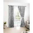 thumbnail image 3 of Grey Forest Blackout Curtains for Bedroom/Living Room, Thermal Insulated Kitchen Curtains, Modern Oil Painting Art Grommet Darkening Window Treatment Drapes 27.5"x39"x2, 3 of 8