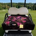 thumbnail image 2 of Whosucclay Butterfly Love Club Car Seat Cover Protector Folding Golf Cart Seat Covers, 4 Pockets Golf Cart Seat Cushion Cover for Club Cars 2-Person Seats Golf Carts, 2 of 9