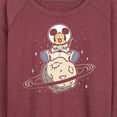 thumbnail image 3 of Mickey & Friends - It's A Small Moon - Women's Lightweight French Terry Long Sleeve Shirt, 3 of 5