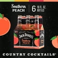 thumbnail image 5 of Jack Daniel's Southern Peach Malt Beverage, 6 Pack, 10 fl oz Bottle, 4.8% ABV, 5 of 11