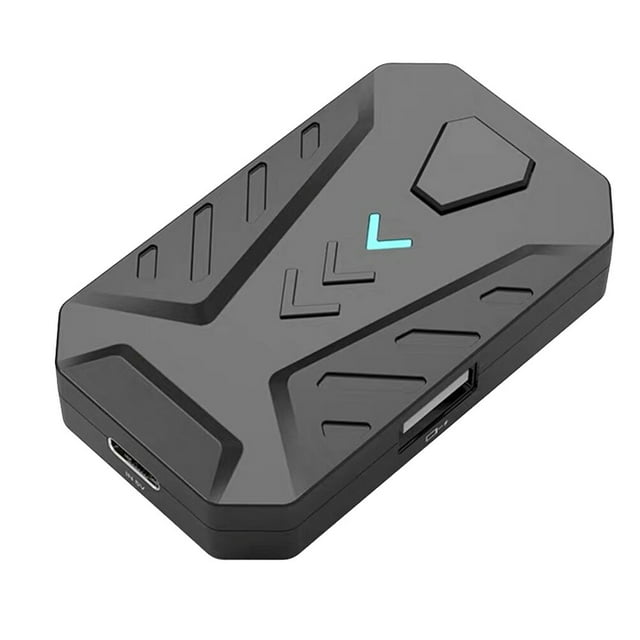 MasteelfCA 1Pc Universal Smart Phone to Mouse and Keyboard Adaptor Gaming Mouse Converter for Cellphones (Black)