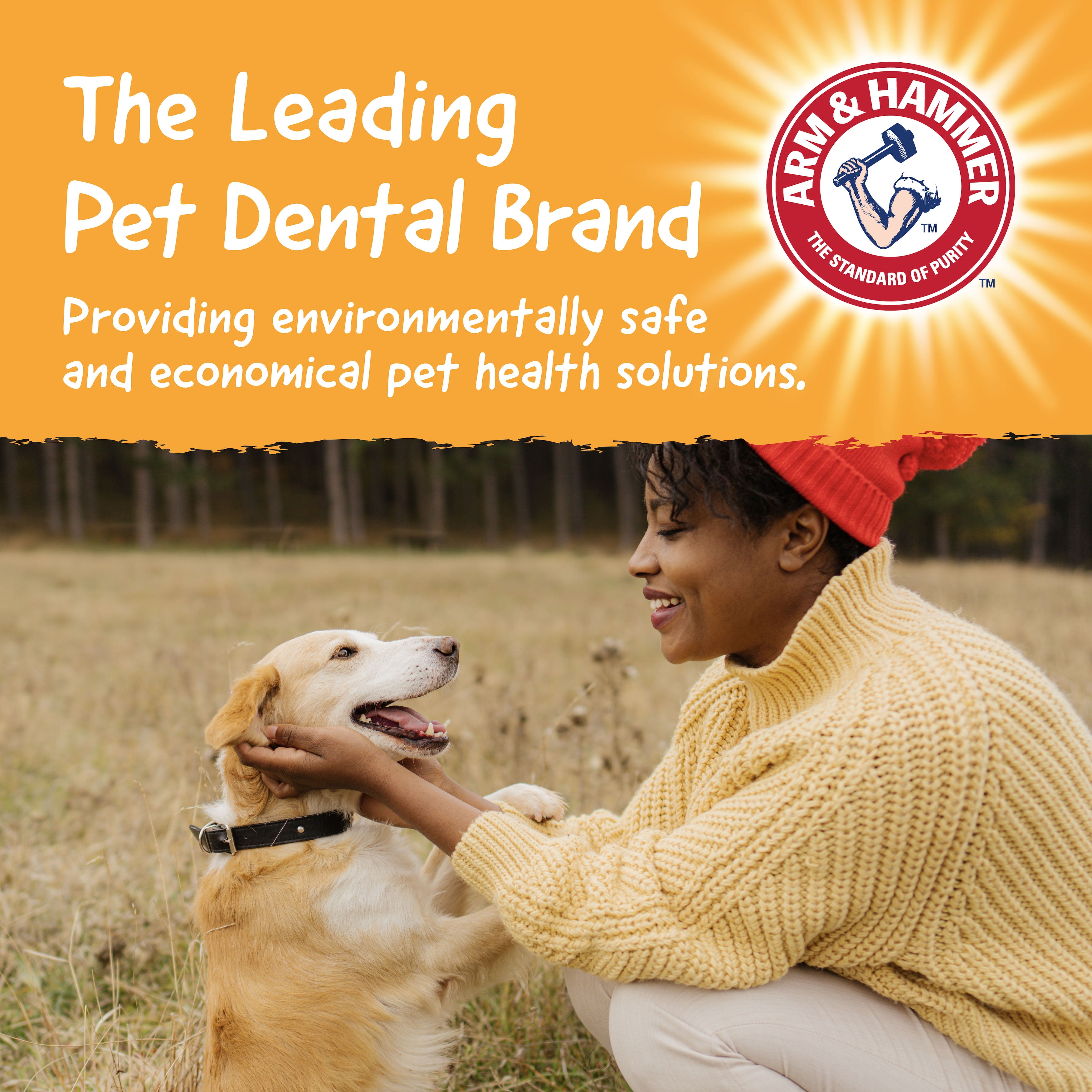 Arm & Hammer Barkies 8" Real Wood Mix Tree Branch Durable Dental Dog Chew Toy Bacon Flavor