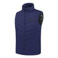 thumbnail image 4 of TFEOQRY Men and Women Winter Heating Vest Zipper Four Control of 25 Areas Heating Cotton Jacket with Usb Charging Version Blue, 4 of 9