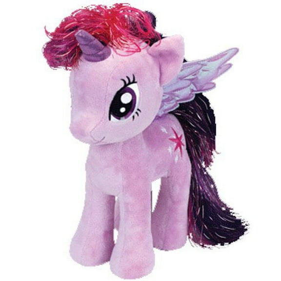 NEW TY TWILIGHT SPARKLE Pony WITH WINGS 7" Plush (NO TY HANG TAG)