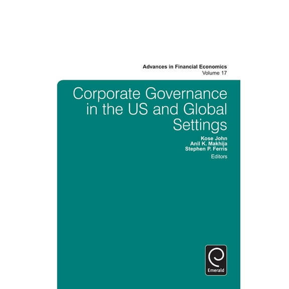 Advances in Financial Economics: Corporate Governance in the Us and Global Settings (Hardcover)