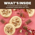 thumbnail image 3 of Cheryl's Cookies Caramel Buttercream-Frosted Shortbread Cookies with TWIX® Cookie Bar Pieces, Kosher, Signature Gift Box, Individually Wrapped, Gourmet, Handmade, Any Occasion, Family, Friends,, 3 of 7