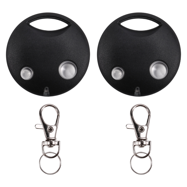 2 Pcs Télécommande Sm2 433.92MHz Commandes de Porte de Garage / Commandes de Portail de Télécommande
