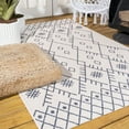thumbnail image 4 of JONATHAN Y JONATHAN  Y Zolak Moroccan Indoor/Outdoor Area Rug 3 X 5 - Ivory/Navy, 4 of 5