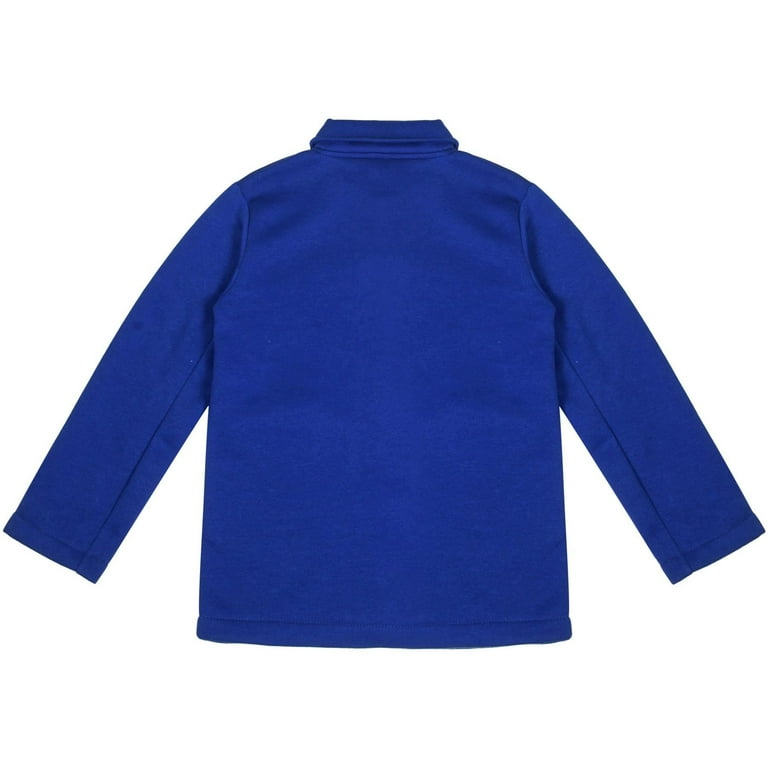 A2Z Kids Girls Boys Royal Duffle Fleece Coat Duffle Coat Royal