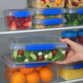 thumbnail image 4 of Sistema KLIP IT Food Storage Containers, 1 Liter, BPA-Free, Stackable, 3-Pack, 4 of 4