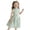 F91-Light Green, variant on FYDUU Girls Dress Elegant Pleated A-Line Midi Dresses Sleeveless Formal Party Dress for Girls Round Neck Casual Sundress School Wear 9-10 Years