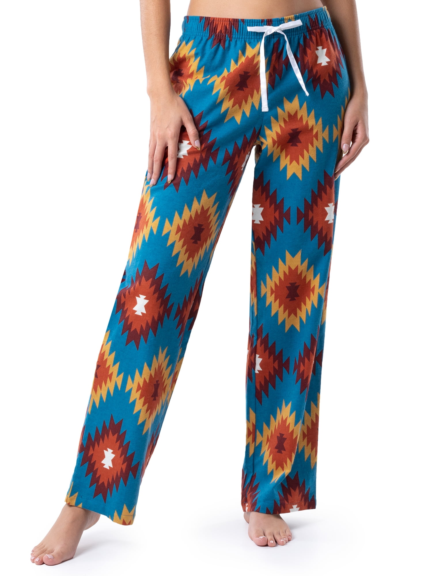 Wrangler Women's & Women's Plus Long Sleeve Top and Flannel Pajama Bottom, 2-Piece Set