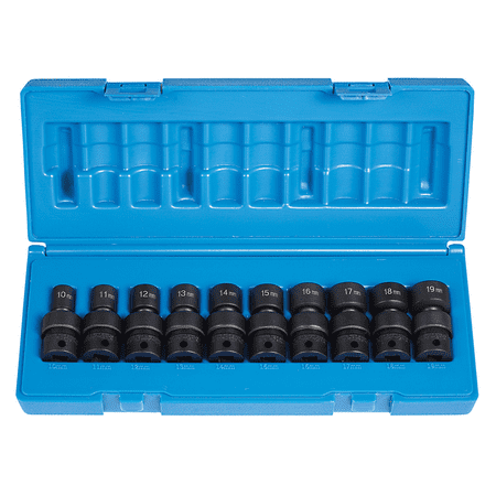 Grey Pneumatic 3/8"DR 12PT MET UNIVERSAL SET