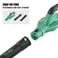 thumbnail image 4 of 20V Cordless Leaf Blower, Electric Leaf Blower with 2.0Ah Battery and Charger for Lawn Care Dust Blowing Sweeper, 4 of 7