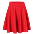 thumbnail image 4 of Riforla Women Fashion Casual Short Style Solid Half Skirt Anti Glare Sun Skirt Pleated Skirt Skirts for Women Trendy RD1 XXL, 4 of 5