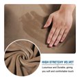 thumbnail image 2 of CJC 2-Piece Sofa Couch Covers, Velvet Armchair Slipcover for Separate Cushion Couch, Stretch Furniture Protector for Pets Kids, 9 Colors, 2 of 9