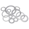 thumbnail image 2 of Juntas Planas De Aluminio Arandelas Metálicas Anillos De Sellado Kit Surtido Con Caja De Almacenamiento Para Mantenimiento De Reemplazo De Vehículos 320 Uds seitruly TO002748-00, 2 of 7
