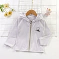 thumbnail image 3 of Girls Summer Sun Hoodie UV Protection Zip-Up Cooling Jacket Long Sleeve Ice-Silk Lightweight Hooded Shirts 8 Y, 3 of 3