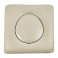 thumbnail image 1 of Siruishop Coussin de Siège de Chevet pour Commode Siège de Toilette Portable pour Chaise Articles de Chevet Jaune Pâle, 1 of 8